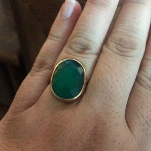 Margaret Elizabeth Green Onyx Ring